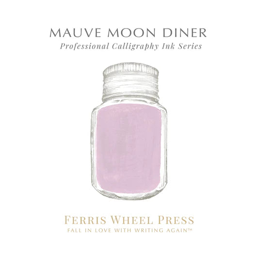 Ferris Wheel Press Calligraphy 28ml Ink - Mauve Moon Diner