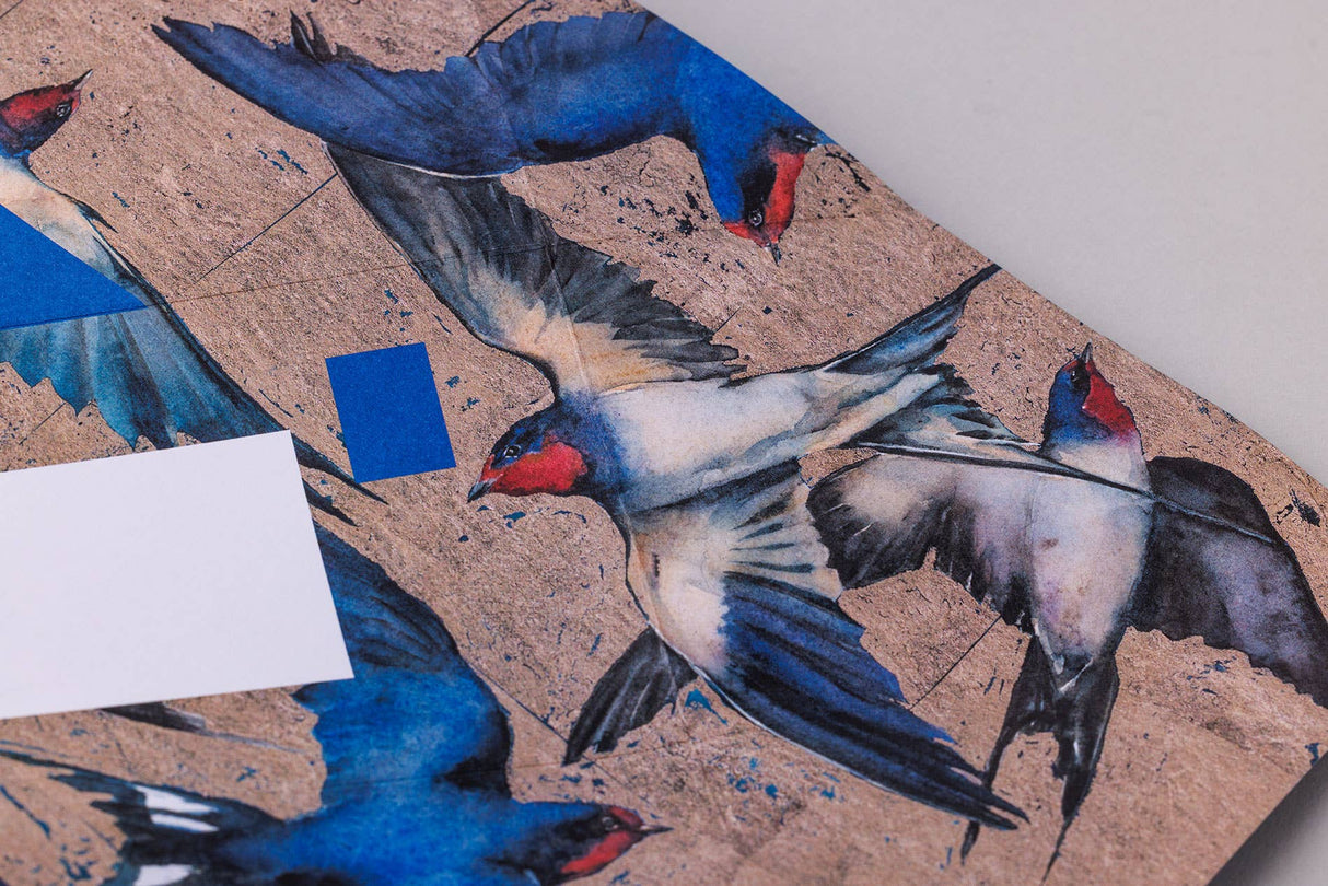 Pigeon Golden Flight - Folding Letter 6 Pack