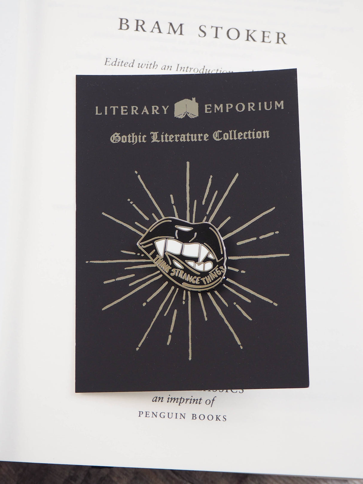 Literary Emporium - Dracula Enamel Pin Badge