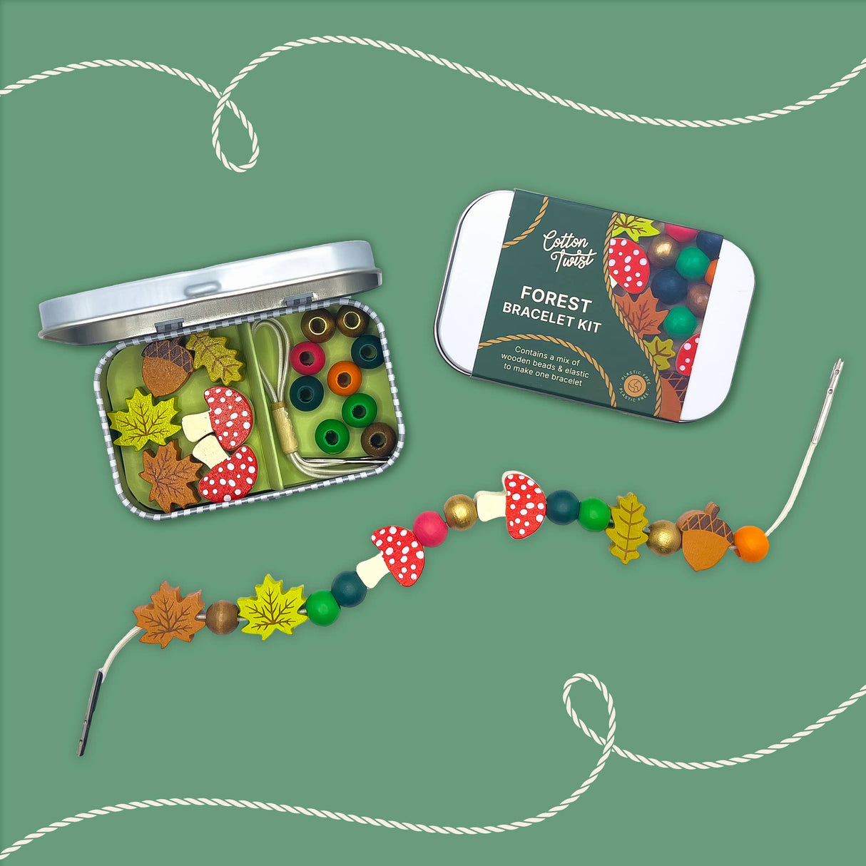 Cotton Twist Forest Bracelet Gift Kit