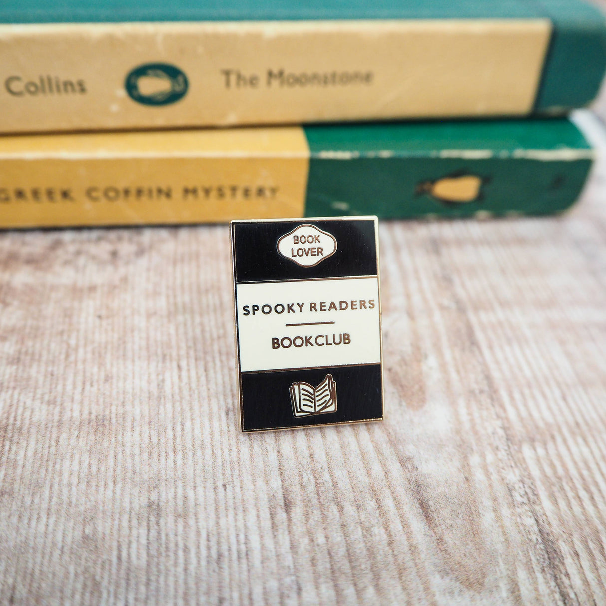 Literary Emporium 'Spooky Readers Bookclub' Book Lover Enamel Pin Badge
