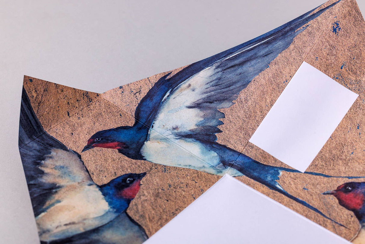 Pigeon Golden Flight - Folding Letter 6 Pack