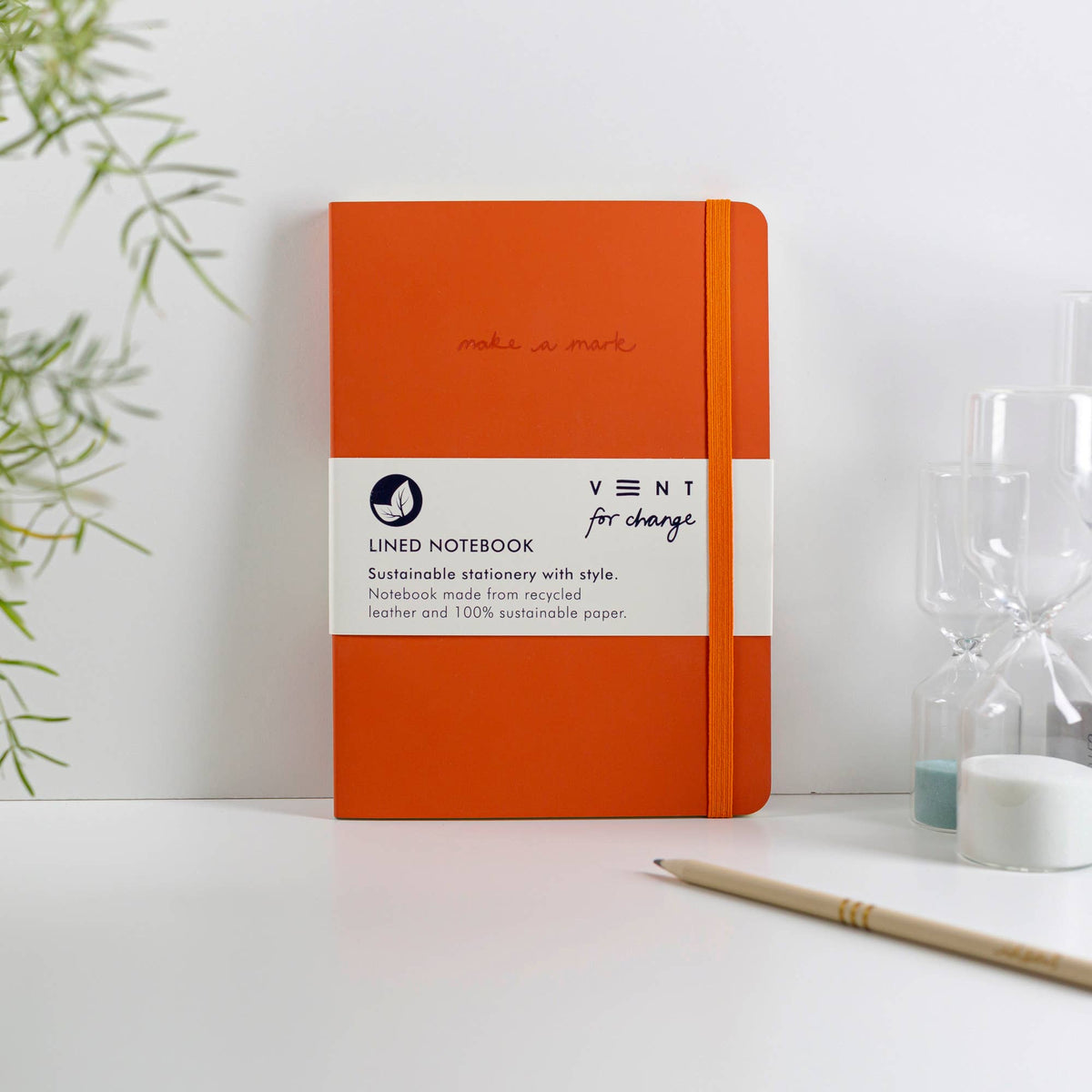 VENT for Change - Make a Mark Recycled Leather A5 Journal | Notebook