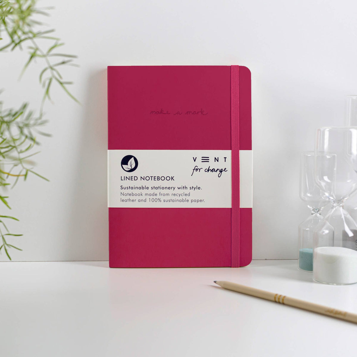 VENT for Change - Make a Mark Recycled Leather A5 Journal | Notebook
