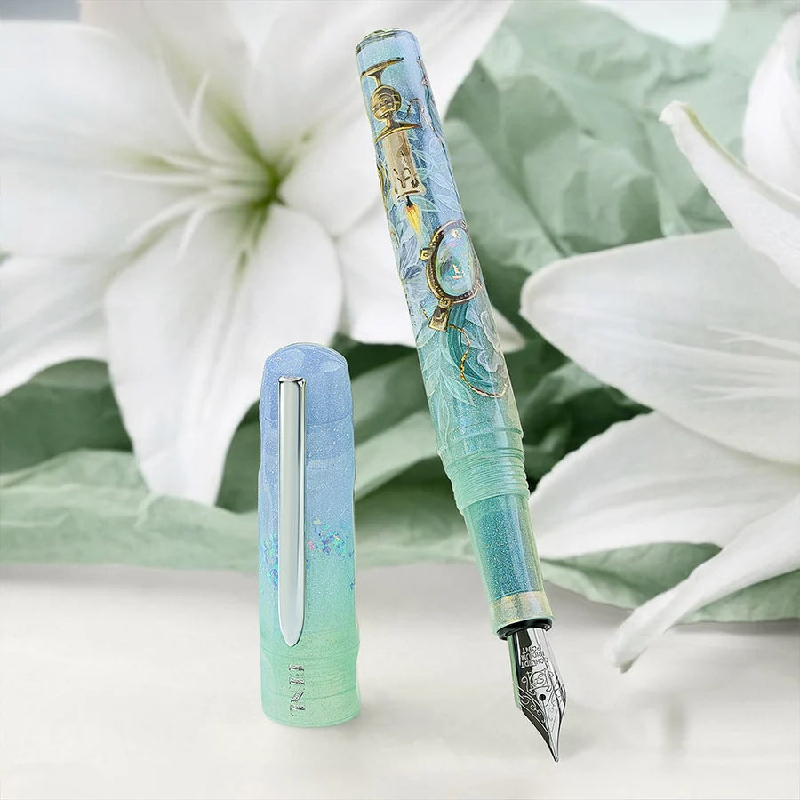 Benu Talisman Fountain Pen - White Lily