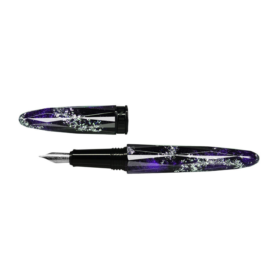 Benu Briolette Fountain Pen - Milky Way