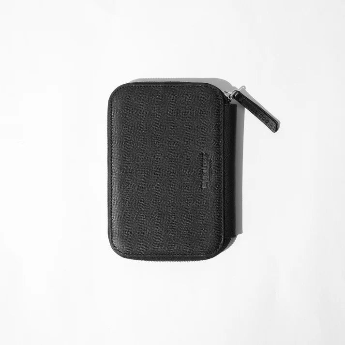 Endless Leather 5 Pen Pouch in Black