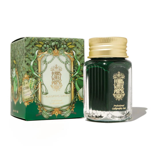 Ferris Wheel Press Calligraphy 28ml Ink - Galloping Green