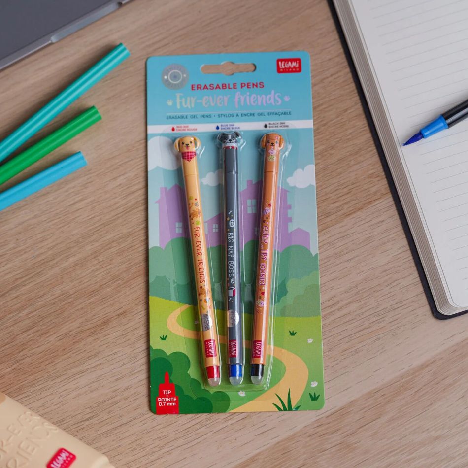 Legami Erasable Gel Pen Special Edition - Fur-Ever Friends