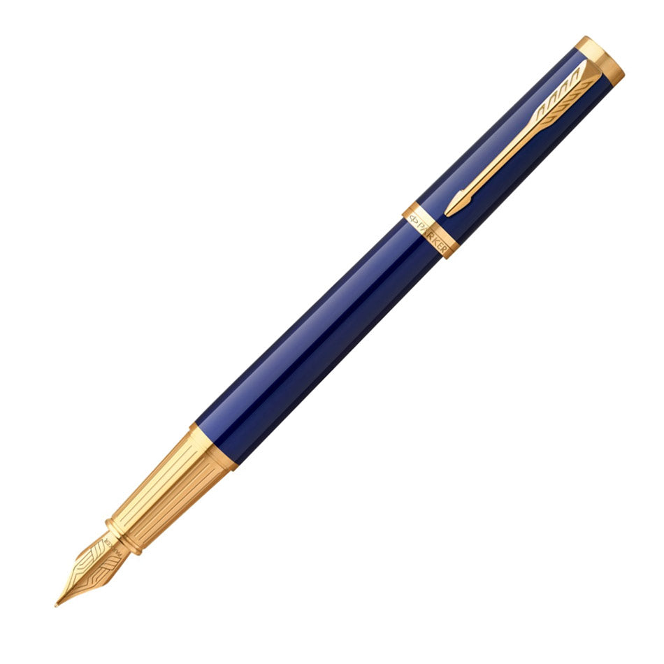 Parker Ingenuity Fountain Pen - Blue with Gold Trim