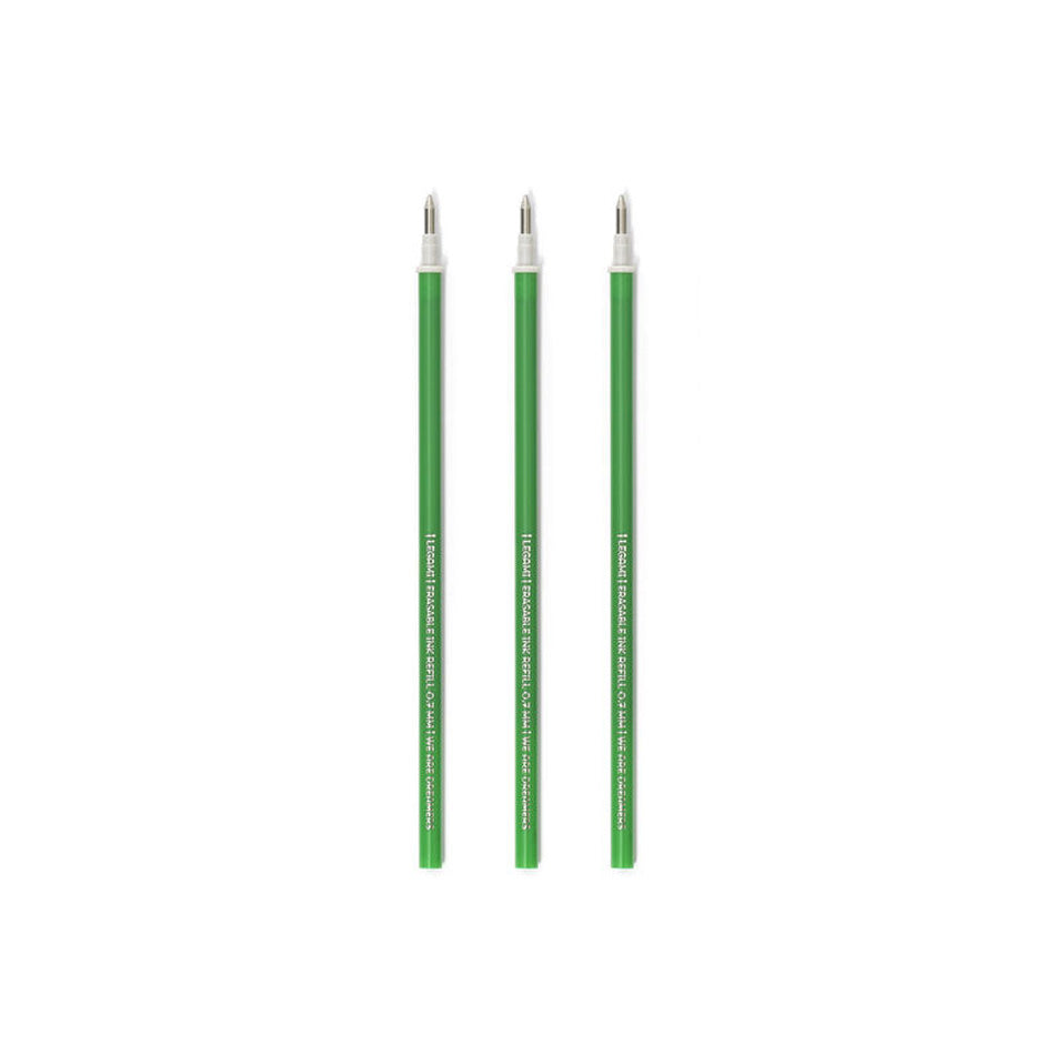Legami Refills For Erasable Gel Pen - 3 pack