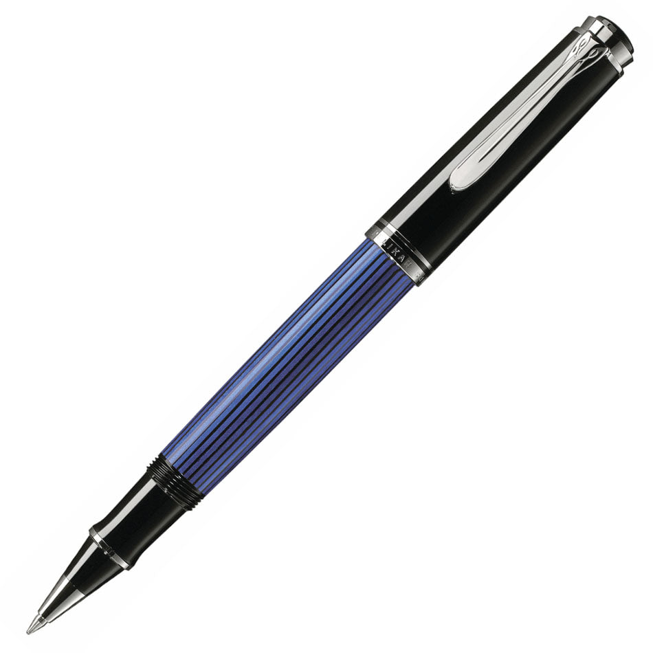 Pelikan Souveran R805 Rollerball Pen - Blue with Silver Trim