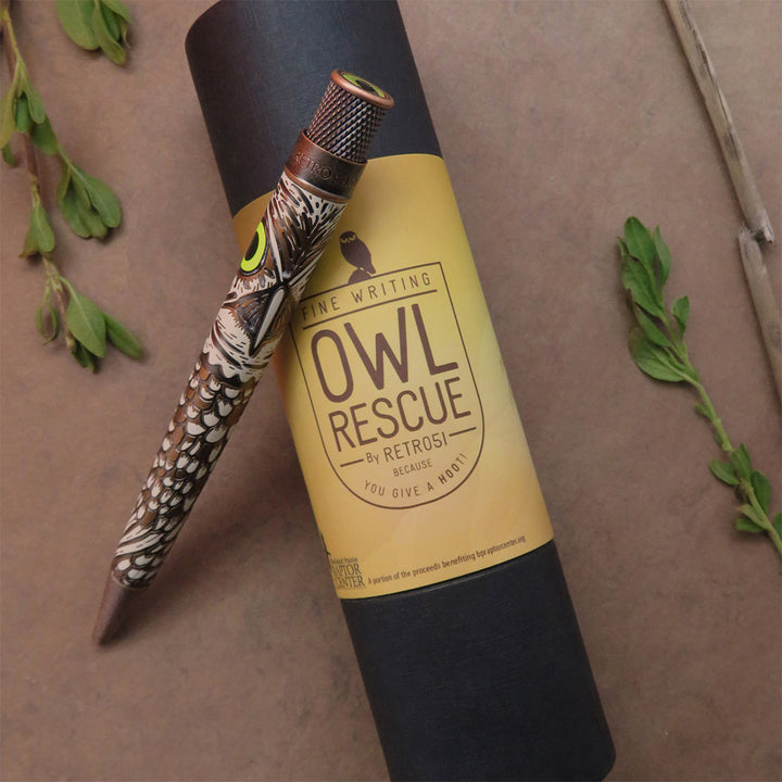 Retro 51 Tornado Rescue Rollerball Pen - Owl