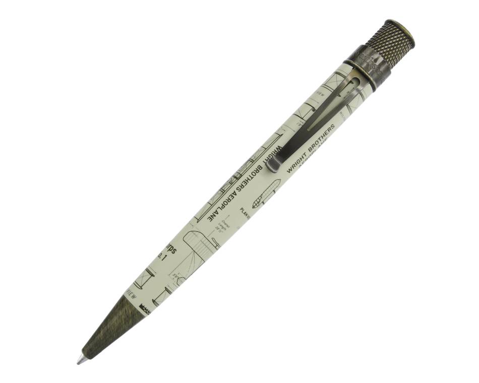 Retro 51 Tornado Smithsonian Rollerball Pen - Wright Brothers Aeroplane