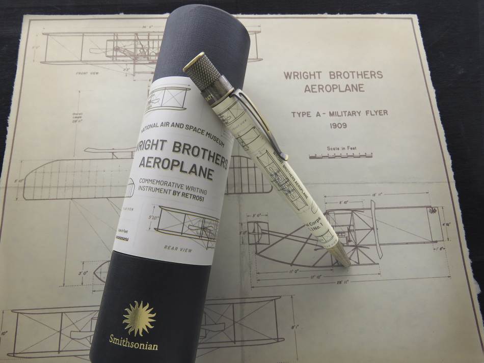 Retro 51 Tornado Smithsonian Rollerball Pen - Wright Brothers Aeroplane
