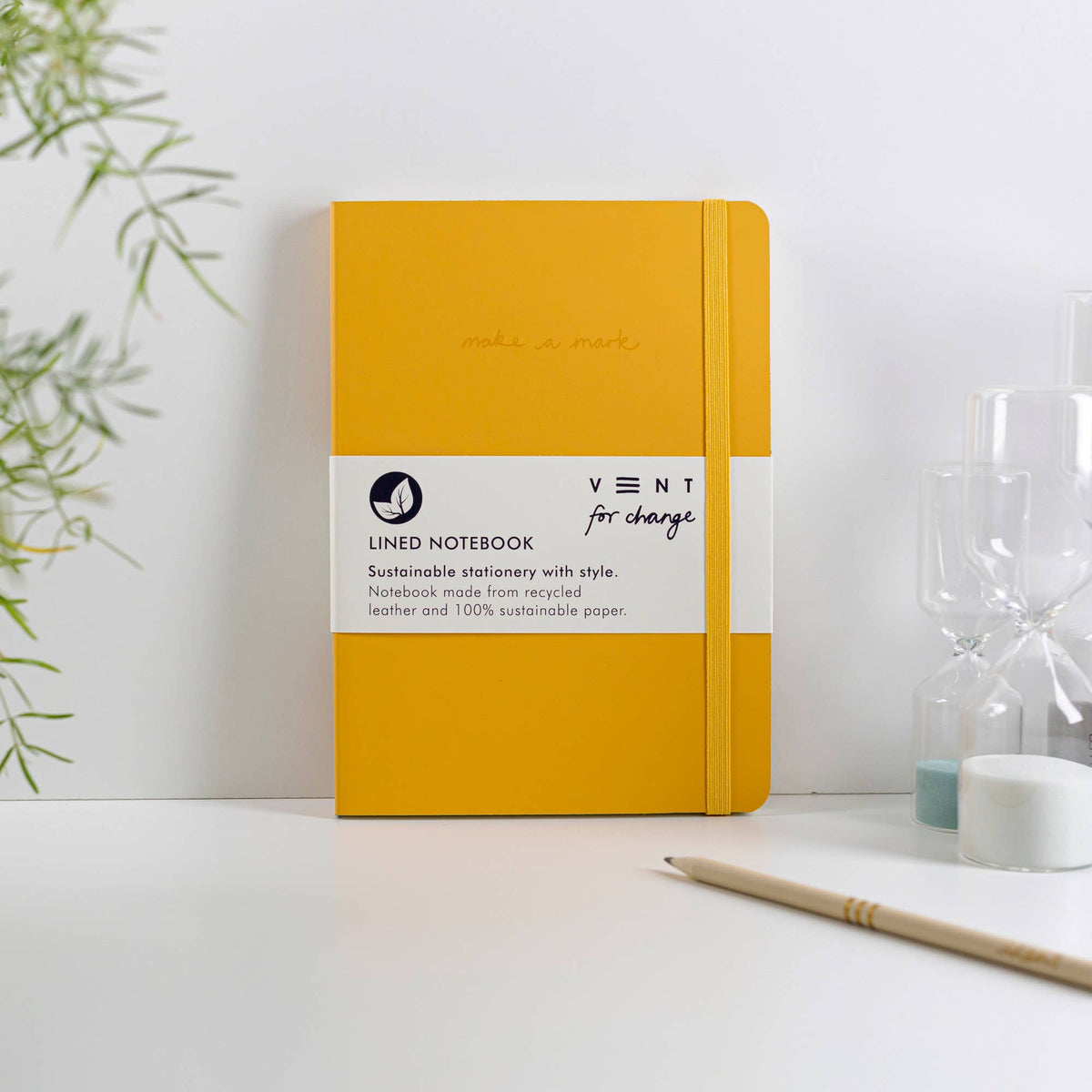 VENT for Change - Make a Mark Recycled Leather A5 Journal | Notebook