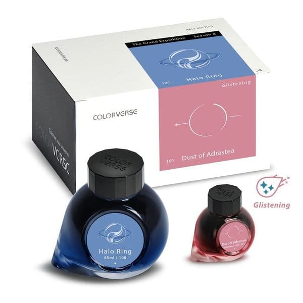 Colorverse Halo Ring & Dust of Adrastea Ink (No. 100 & 101)