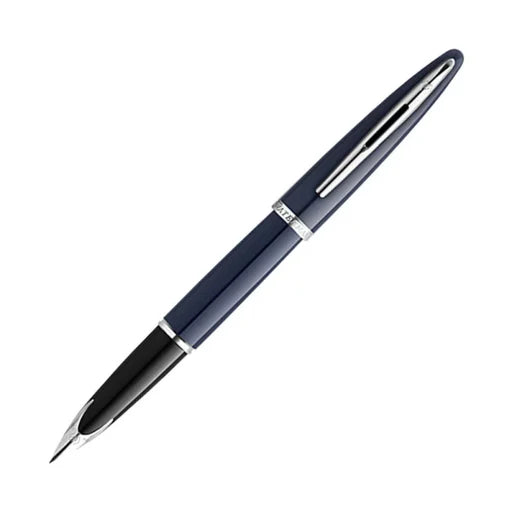 Waterman Carene Fountain Pen - Blue with Rhodium Trim