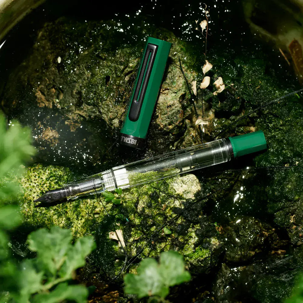 TWSBI Eco Fountain Pen - Irish Green & Onyx