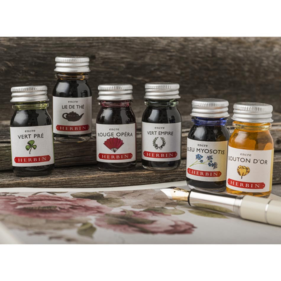 J. Herbin 'D' Bottled Ink - Violette Pensee (Violet Thought)