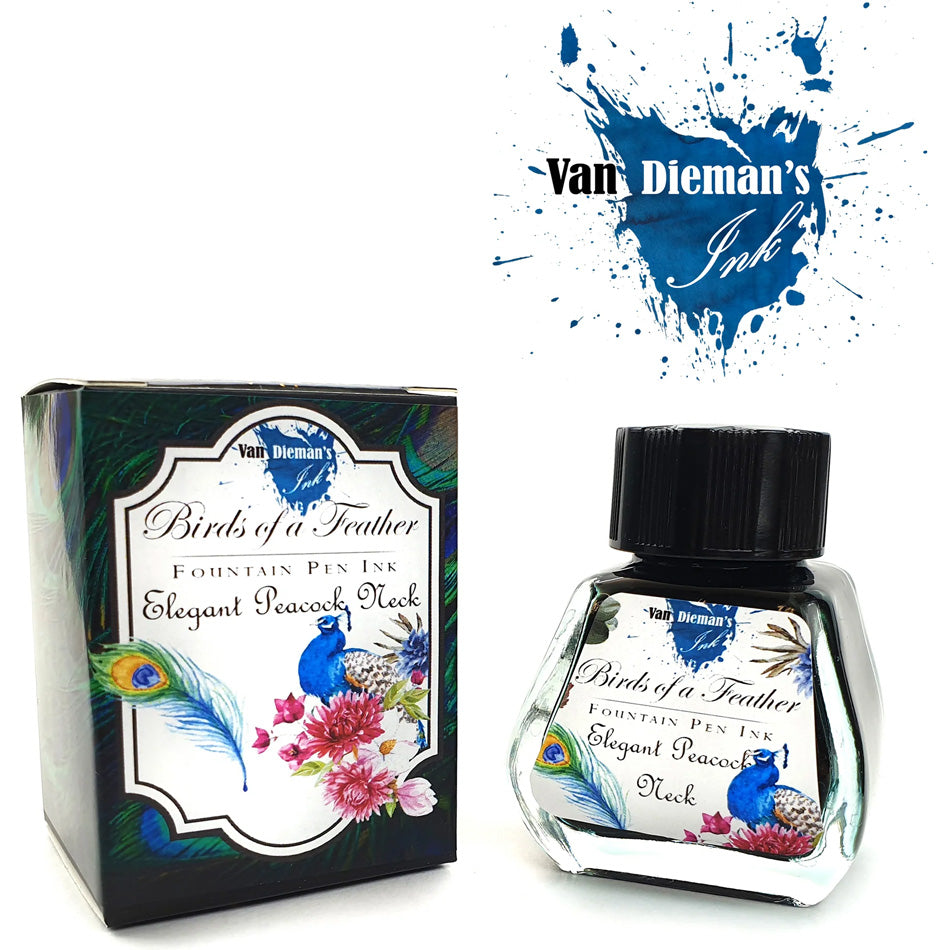 Van Dieman's Birds of a Feather - Elegant Peacock Neck