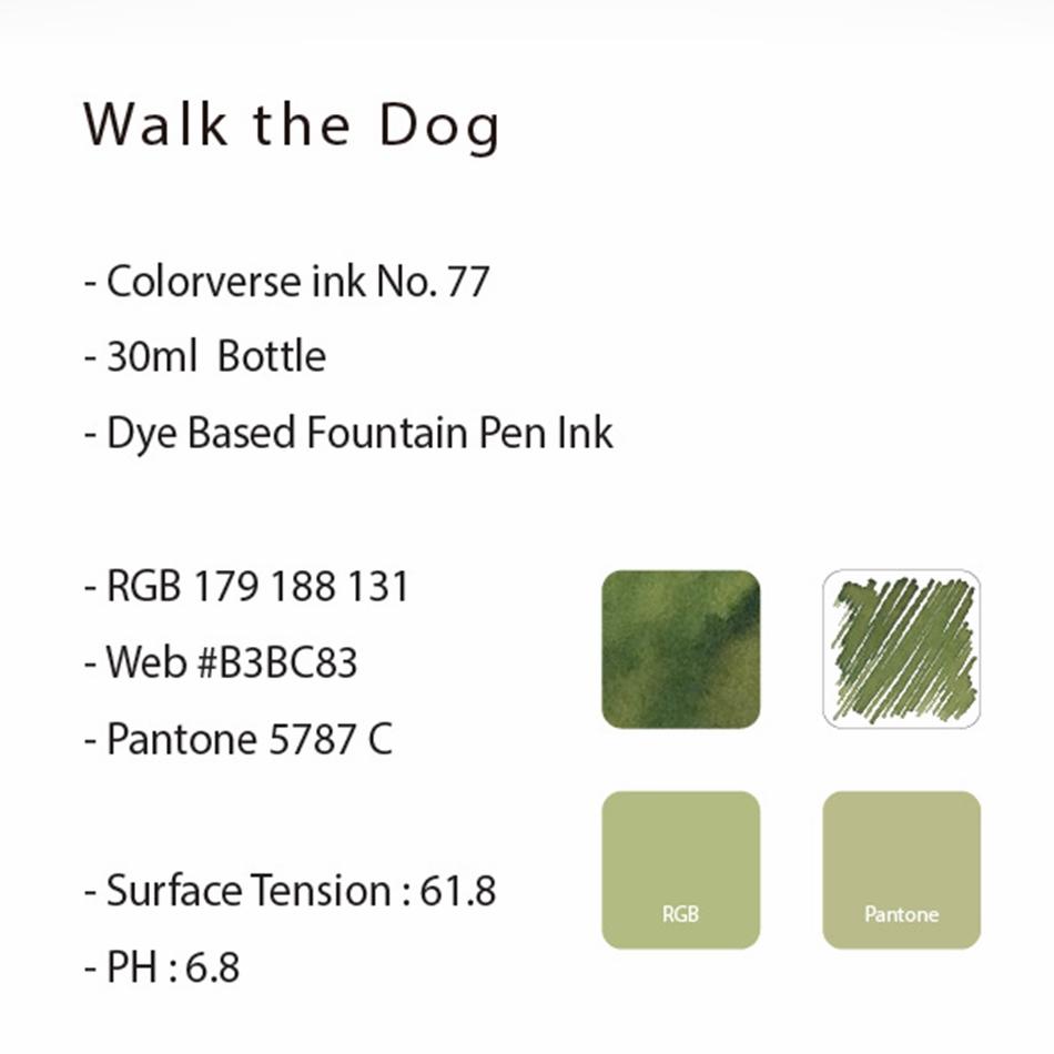 Colorverse 'Walk the Dog' Ink - Pure Pens
