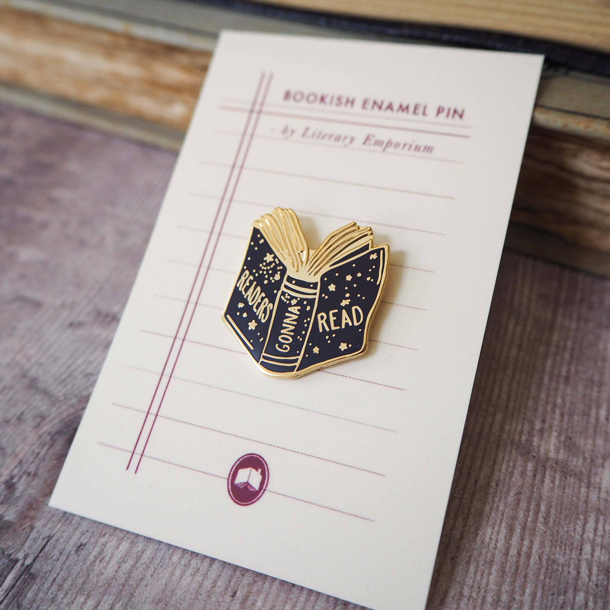 Literary Emporium Readers Gonna Read - Book Lover Enamel Pin Badge