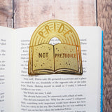 Literary Emporium Pride Not Prejudice Brass Bookmark