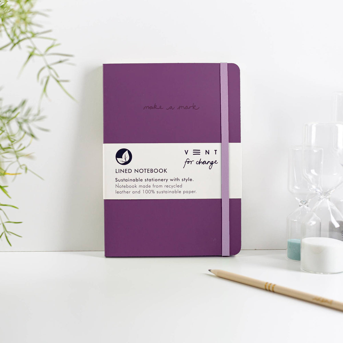 VENT for Change - Make a Mark Recycled Leather A5 Journal | Notebook