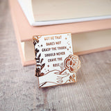 Literary Emporium - Anne Brontë Enamel Pin Badge - Women Poets Collection