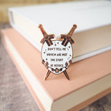 Literary Emporium Qiu Jin Enamel Pin Badge - Women Poets Collection