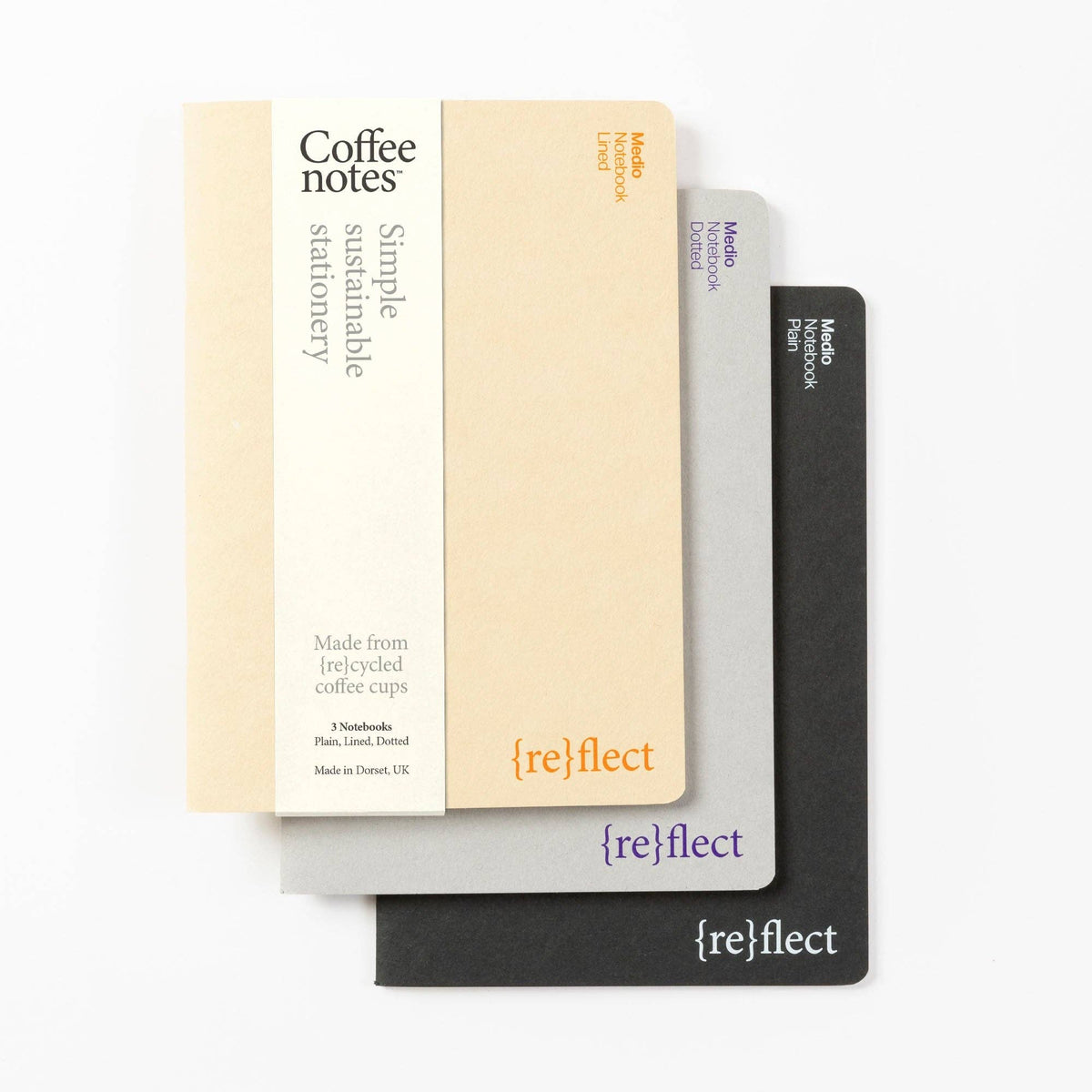 CoffeeNotes 'Pure' Stitched Notebooks