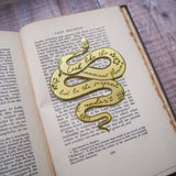 Literary Emporium Shakespeare Lady Macbeth Serpent Brass Bookmark
