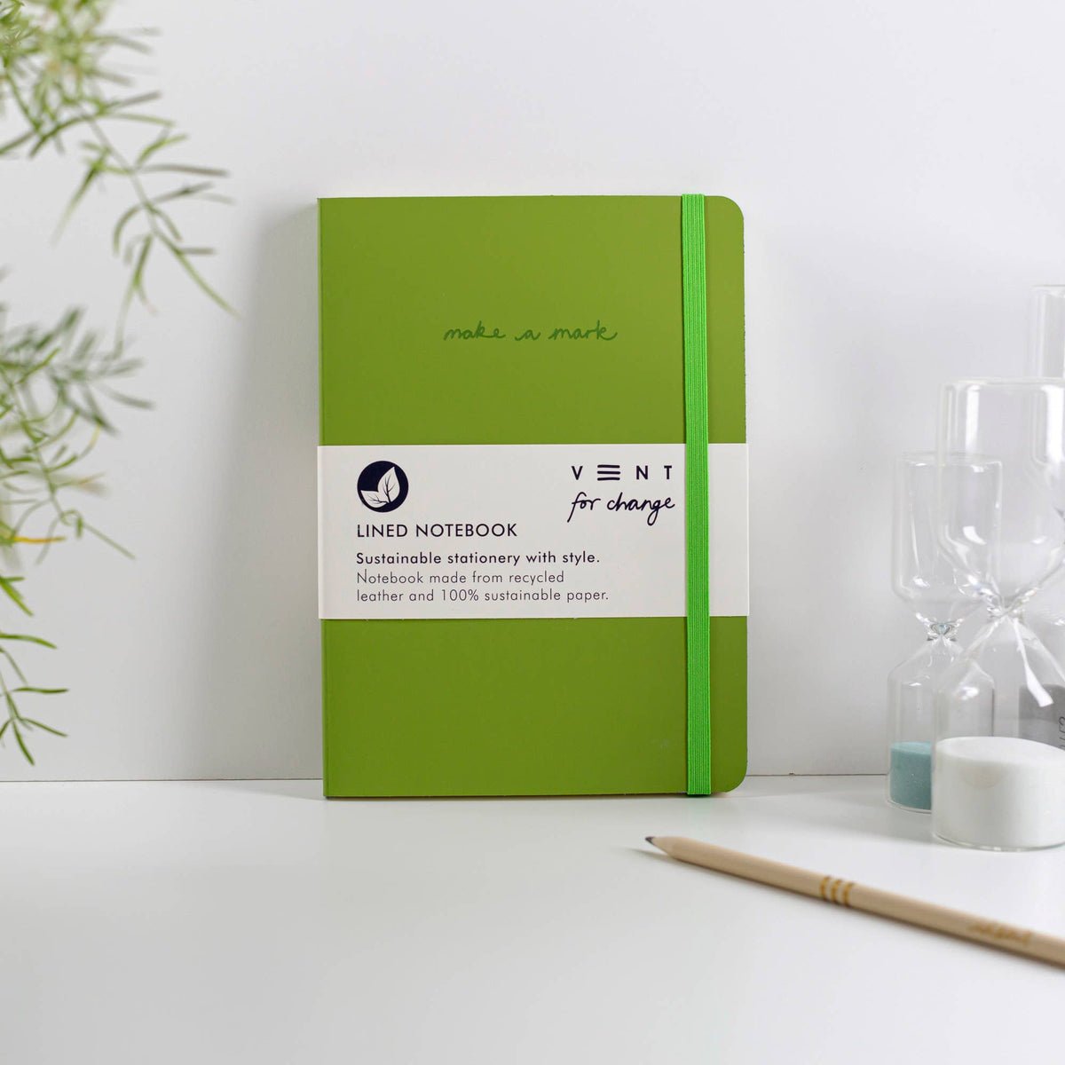 VENT for Change - Make a Mark Recycled Leather A5 Journal | Notebook
