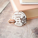 Literary Emporium Sylvia Literary Emporium Plath Enamel Pin Badge - Women Poets Collection