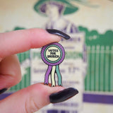 Literary Emporium - Votes for Women Rosette Enamel Pin Badge
