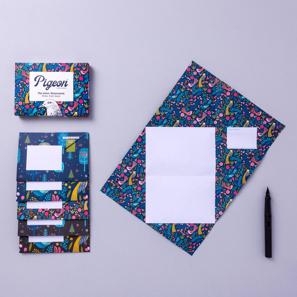 Pigeon Magical Menagerie - Folding Letter 6 Pack