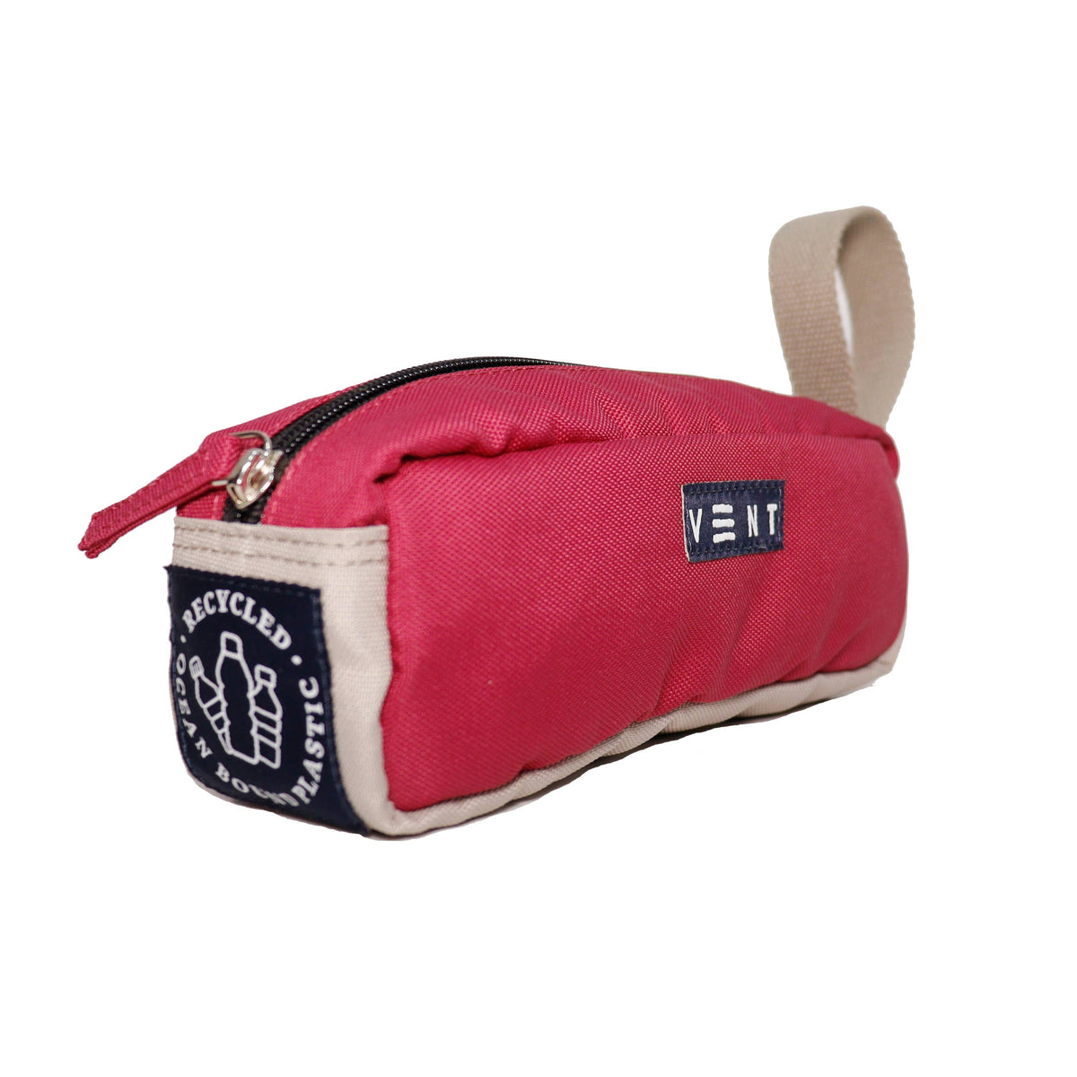 VENT for Change - Pencil Case - Recycled Ocean Plastic - Raspberry Pink