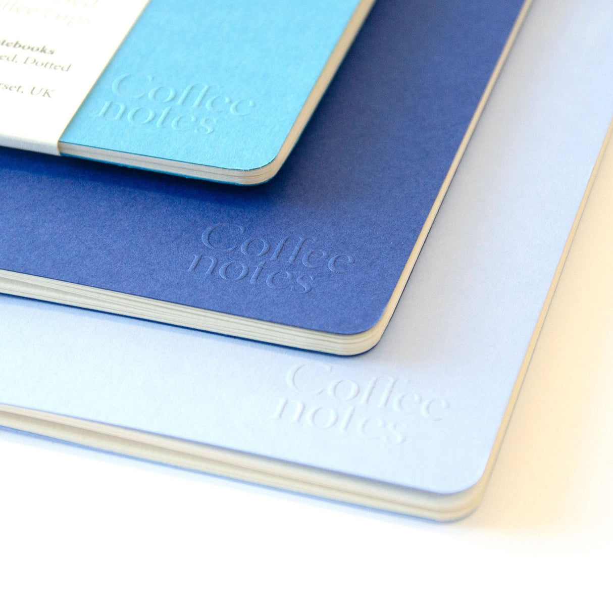 CoffeeNotes 'Splash' Stitched Notebooks