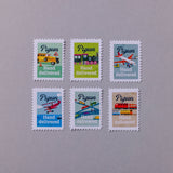Pigeon 'Hand-delivered' Stamp Stickers