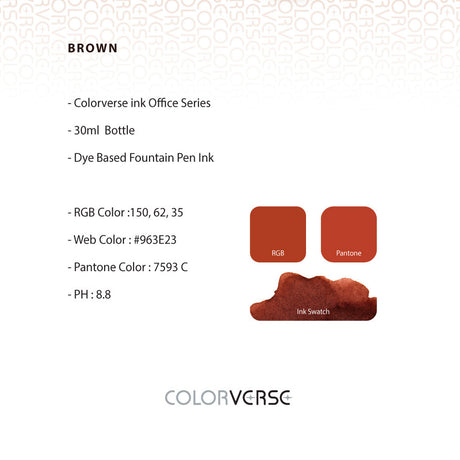 Colorverse Office Series Ink - Brown