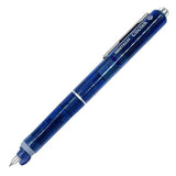 Writech Clictek Retractable Nib Fountain Pen - Blue Transparent