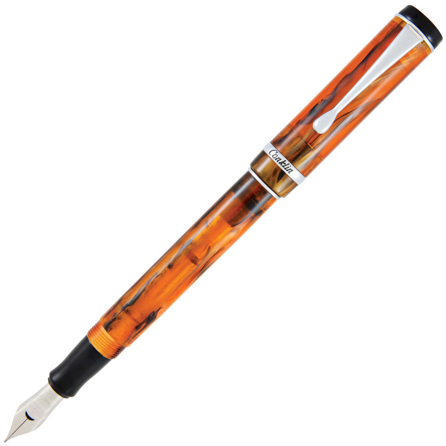 Conklin Duragraph Fountain Pen - Amber