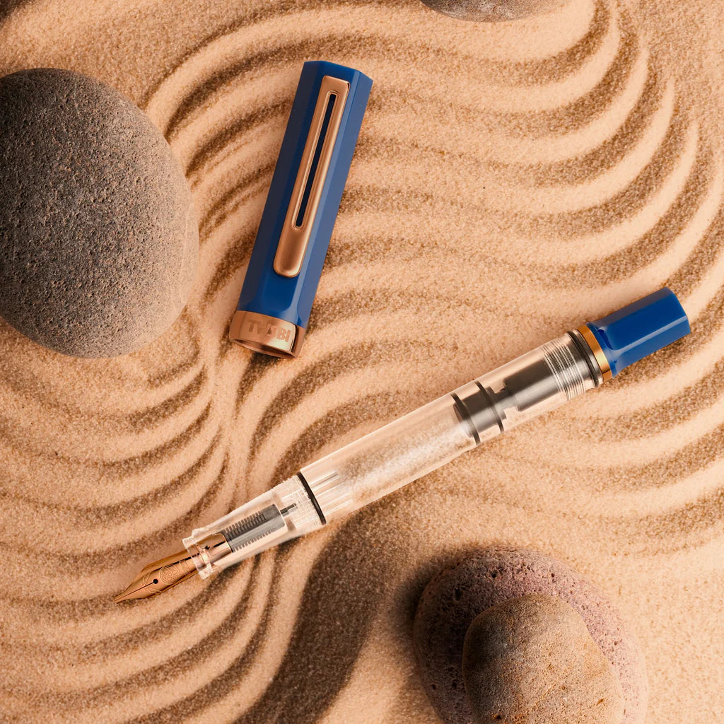 TWSBI Eco Fountain Pen - Indigo Blue & Bronze