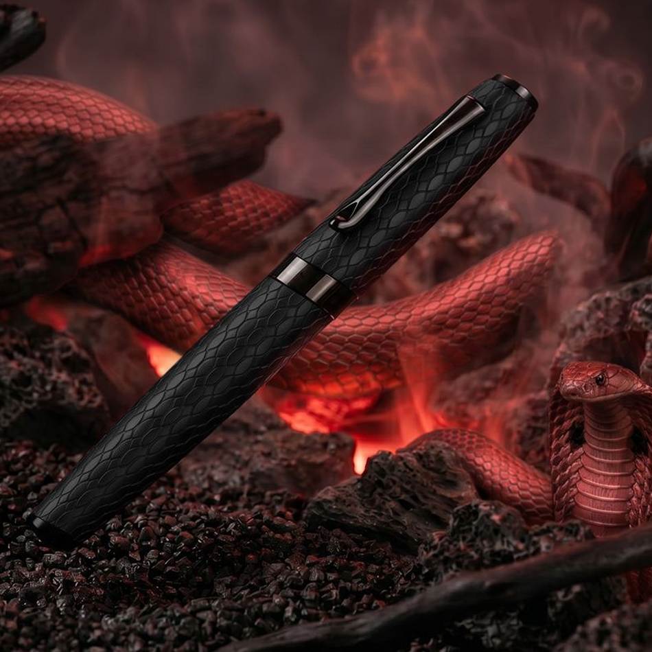 Diplomat Cobra Fountain Pen - Matte Black