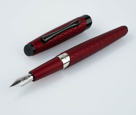 Diplomat Cobra Fountain Pen - Burgundy Red