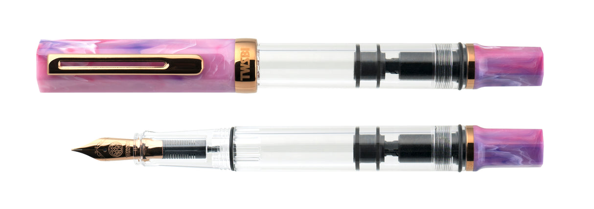 TWSBI Eco Fountain Pen - Purple Fluorite & Bronze