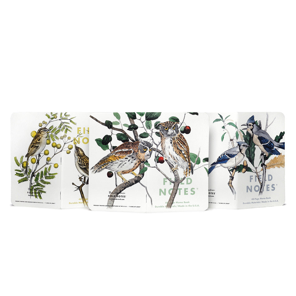 Field Notes Birds and Trees of North America 3 Pack Notebooks