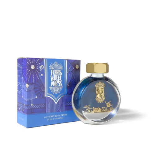Ferris Wheel Press 38ml Ink - Bathurst Blue Denim