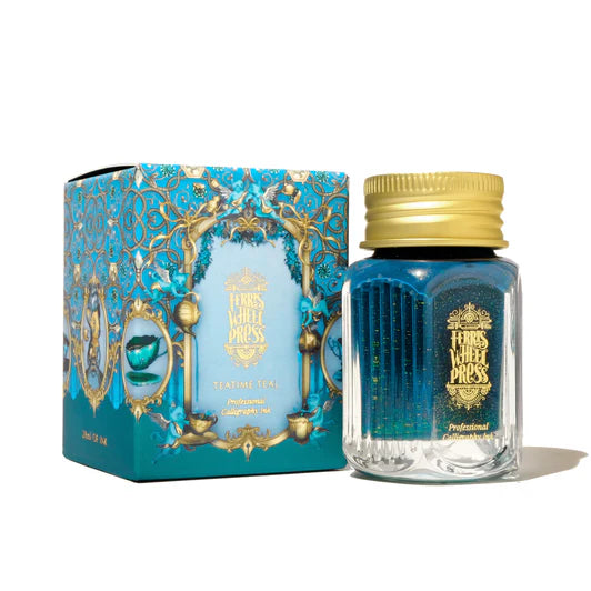 Ferris Wheel Press Calligraphy 28ml Ink - Teatime Teal